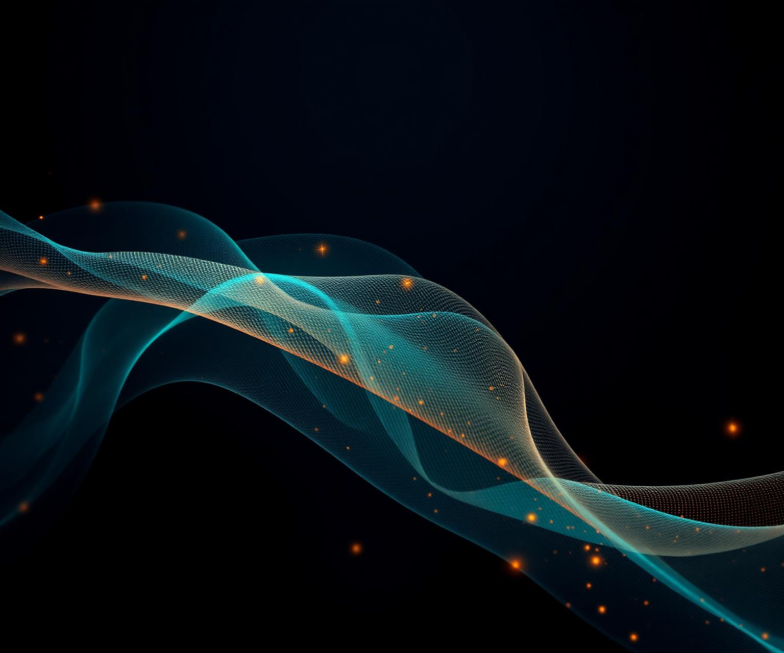 Abstract iridescent visualization representing Mannen AI systems
